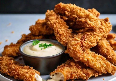 Cookout Chicken Strips (3 pieces) Double Up & Drink